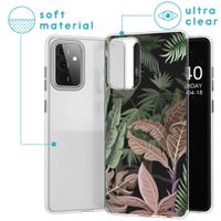 imoshion Coque Design Samsung Galaxy A72 - Jungle - Vert / Rose