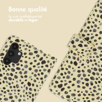 imoshion Étui de télephone portefeuille Design Samsung Galaxy A13 (5G) - Black And White Dots