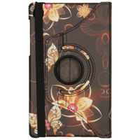 imoshion Coque tablette Design rotatif à 360° Samsung Galaxy Tab A7 Lite - Butterfly Flower