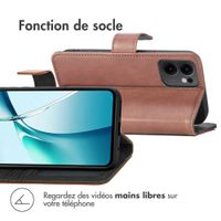 imoshion Étui de télephone portefeuille de luxe Oppo Reno 13 - Marron