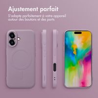 imoshion Coque Couleur avec MagSafe iPhone 16 - Violet