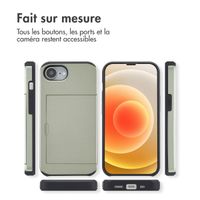 imoshion Coque arrière avec porte-cartes iPhone 16e - Vert