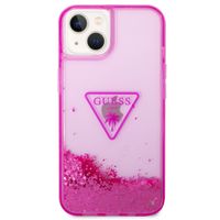 Guess Coque Liquid Glitter iPhone 14 - Fuchsia