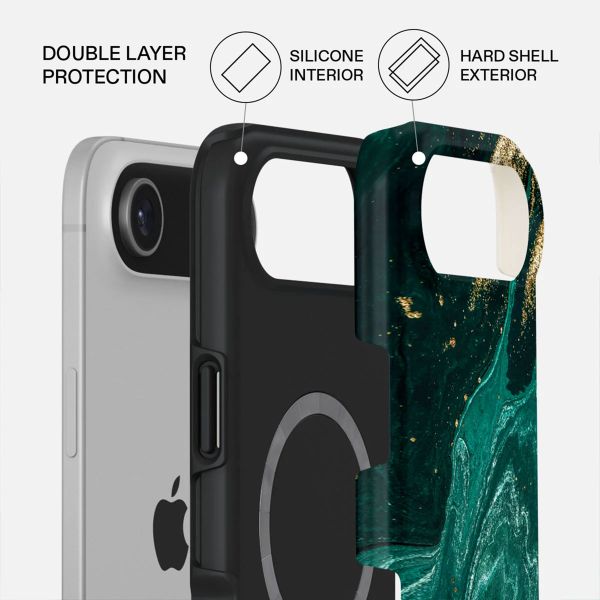 Burga Coque Tough MagSafe Apple iPhone Air - Emerald Pool