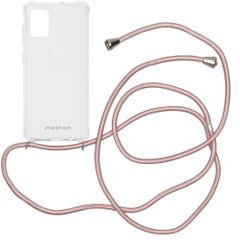 imoshion Coque avec dragonne Samsung Galaxy A71 - Rose Doré