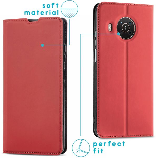 imoshion Étui de téléphone Slim Folio Nokia X10 / X20 - Rouge