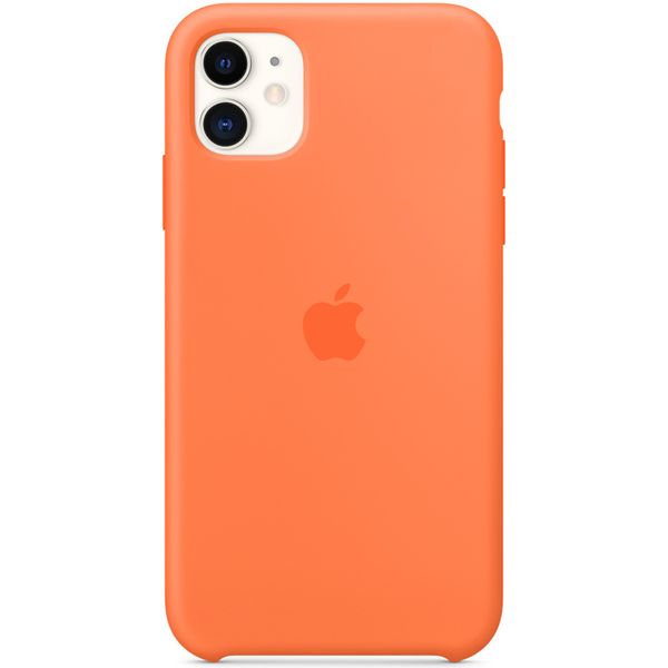 Apple Coque en silicone iPhone 11 - Vitamin C