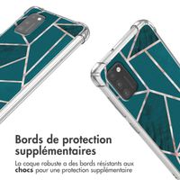 imoshion Coque Design avec cordon Samsung Galaxy A41 - Petrol Green Graphic