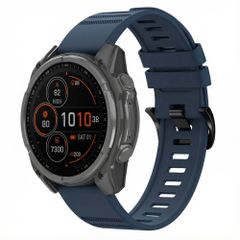 imoshion Bracelet QuickFit® Stripe en silicone  - Connexion Garmin 22 mm - Bleu foncé