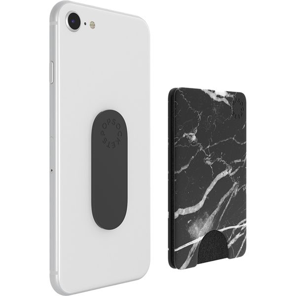 PopSockets PopWallet - Black Marble