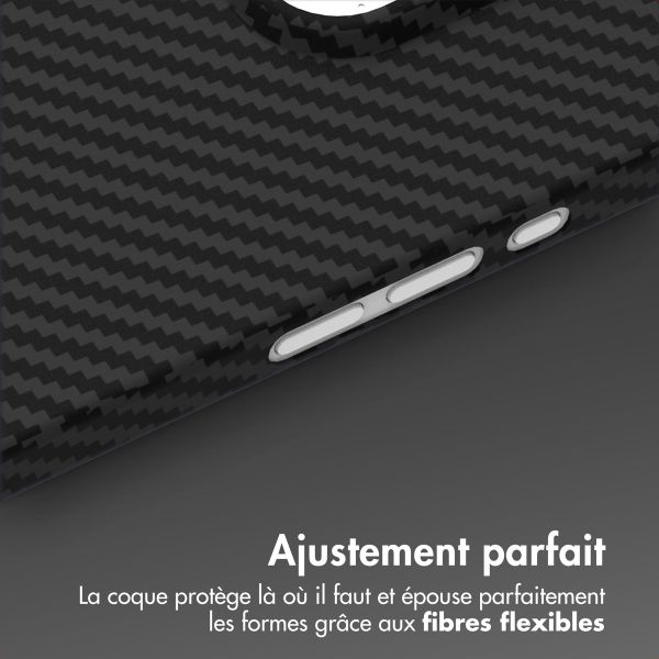 Accezz Coque Kevlar® MagSafe Apple iPhone 15 Pro - Noir