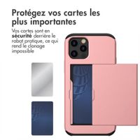 imoshion Coque arrière avec porte-cartes Apple iPhone 12 (Pro) - Rose Doré