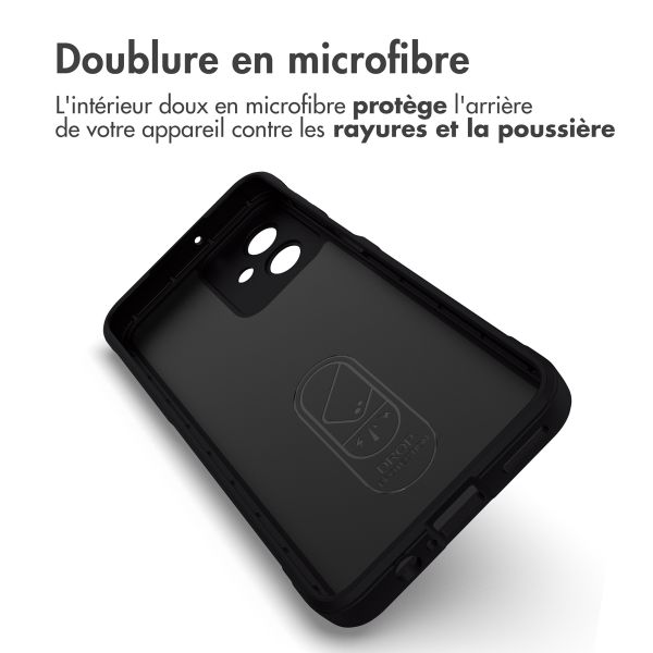 imoshion Coque arrière EasyGrip Motorola Moto G54 - Noir