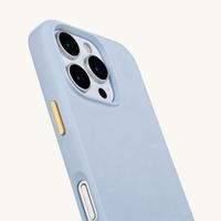 Selencia Coque arrière Rivièra avec MagSafe avec crochets amovibles Apple iPhone 16 Pro - Powder Blue