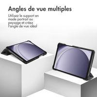 imoshion Coque tablette Trifold Samsung Galaxy Tab A11 / A9 8.7 pouces - Gris