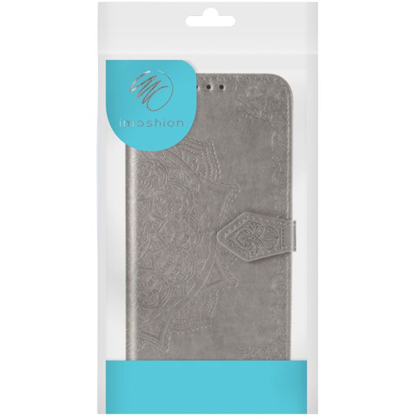 imoshion Etui de télephone Mandala Samsung Galaxy A12 - Gris