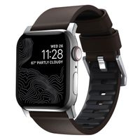 Nomad Bracelet Active Pro Apple Watch Series 1 á 10 / SE / Ultra (2) (44/45/46/49 mm) - Marron/Argent