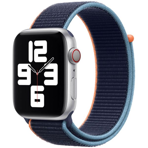 Apple Bracelet Sport Loop Apple Watch Series 1 t/m 11 / SE / Ultra (44/45/46/49 mm) - Deep Navy
