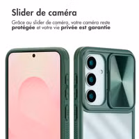 imoshion Coque arrière Camslider Samsung Galaxy S25 - Vert foncé