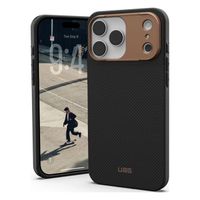 UAG Coque arrière Fibr Armr MagSafe Kevlar Apple iPhone 17 Pro Max - Graphite / Bronze