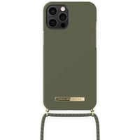 iDeal of Sweden Coque Ordinary Necklace iPhone 12 (Pro) - Cool Khaki