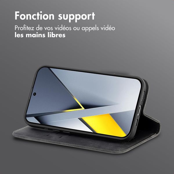 imoshion Étui de téléphone portefeuille Slim Xiaomi Poco F8 Pro - Noir