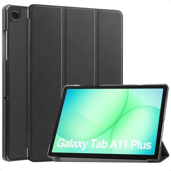 imoshion Coque tablette Trifold Samsung Galaxy Tab A11 Plus - Noir