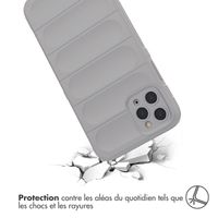 imoshion Coque arrière EasyGrip iPhone 11 Pro Max - Gris