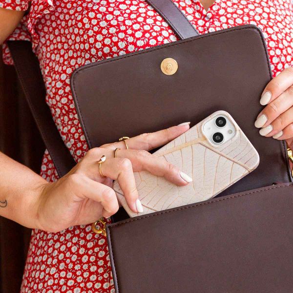 Selencia Aurora Coque Fashion Samsung Galaxy A33 - Earth Leaf Beige