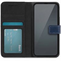 imoshion Étui de télephone portefeuille de luxe Apple iPhone 13 Pro - Bleu foncé