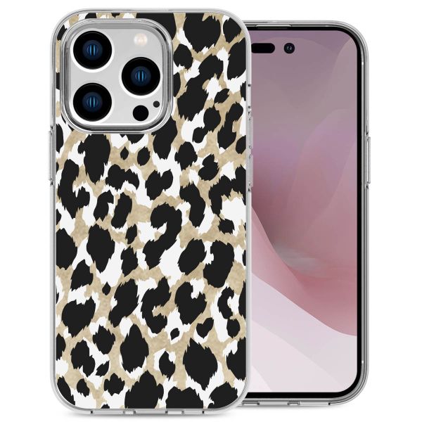 imoshion Coque Design iPhone 14 Pro - Gold Leopard