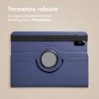 imoshion Coque tablette rotatif à 360° Xiaomi Pad 8 / 8 Pro - Bleu foncé