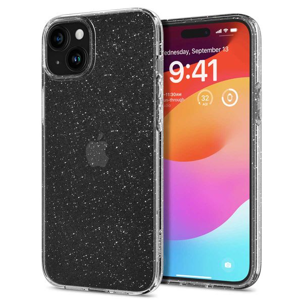 Spigen Coque Liquid Crystal iPhone 15 Plus - Crystal Quartz