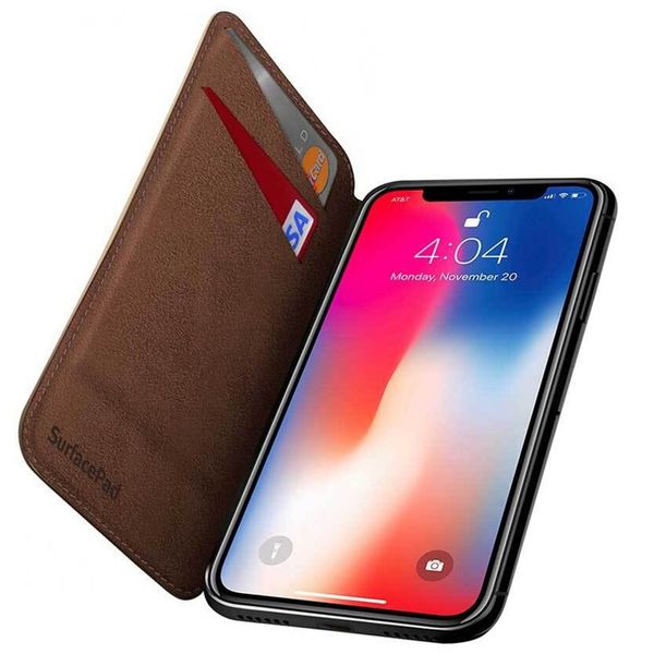 Twelve South Étui de téléphone portefeuille SurfacePad iPhone Xs / X