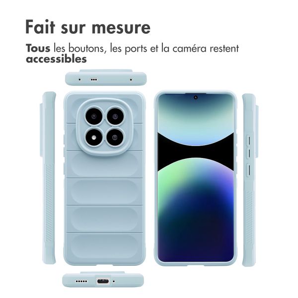 imoshion EasyGrip Backcover Xiaomi Redmi Note 14 Pro Plus (5G) - Bleu clair