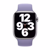 Apple Bracelet Boucle unique en Silicone Apple Watch | 38/40/41/42 mm - Taille 1 - English Lavender