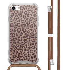 imoshion Coque Design avec cordon Apple iPhone SE (2022 / 2020) / 8 / 7 - Leopard Mood