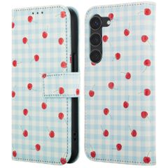 imoshion Étui de télephone portefeuille Design Samsung Galaxy S23 - Cherry Check