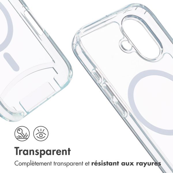 imoshion Coque MagSafe avec cordon amovible iPhone 16 - Transparent