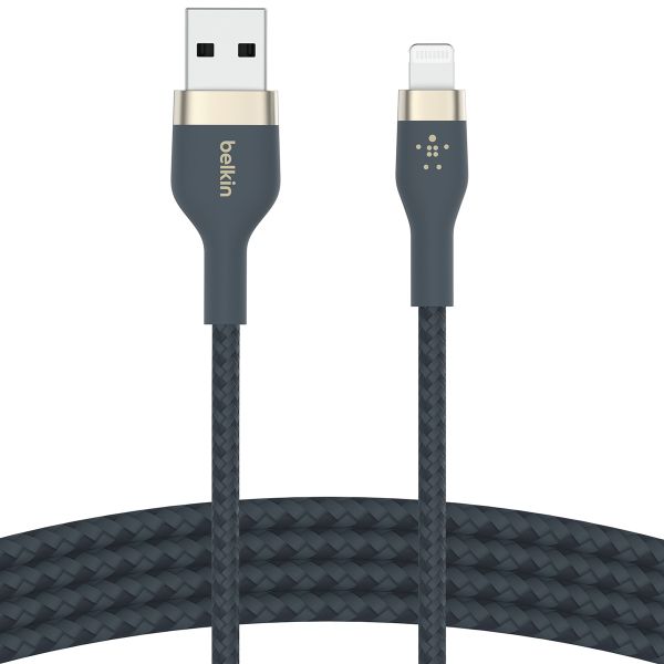 Belkin ﻿Câble Boost↑Charge™ USB-A vers Lightning en silicone tressé - 1 mètre - Bleu