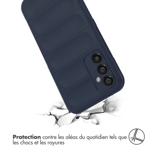 imoshion Coque arrière EasyGrip Samsung Galaxy A34 (5G) - Bleu foncé