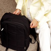 Selencia Sac à dos ordinateur portables Vaya Puffy 16 pouces - Midnight Black