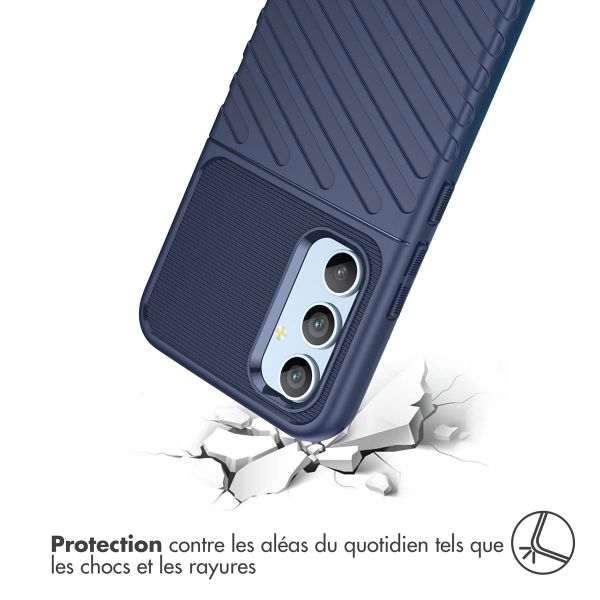 imoshion Coque Arrière Thunder pour Samsung Galaxy A54 (5G) - Bleu foncé