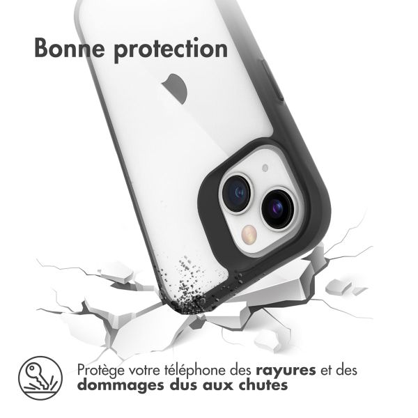 imoshion Coque Rugged Hybrid Apple iPhone 13 Mini - Noir / Transparent