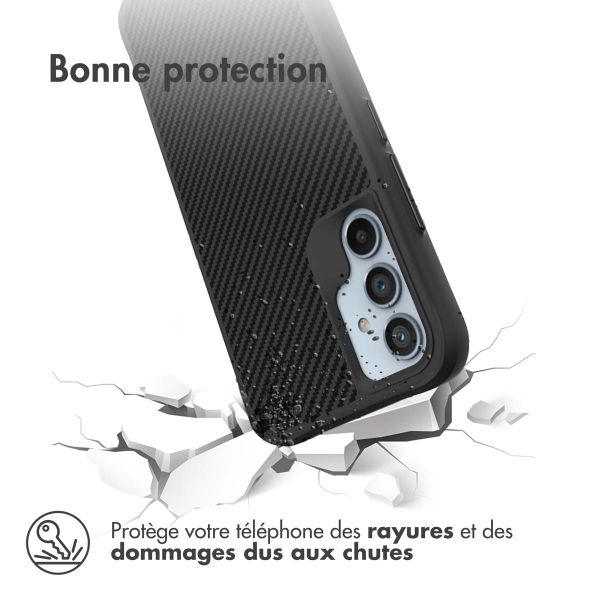 imoshion Rugged Hybrid Carbon Case Samsung Galaxy A34 (5G) - Noir