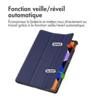 imoshion Coque tablette Trifold Lenovo Idea Tab - Bleu foncé
