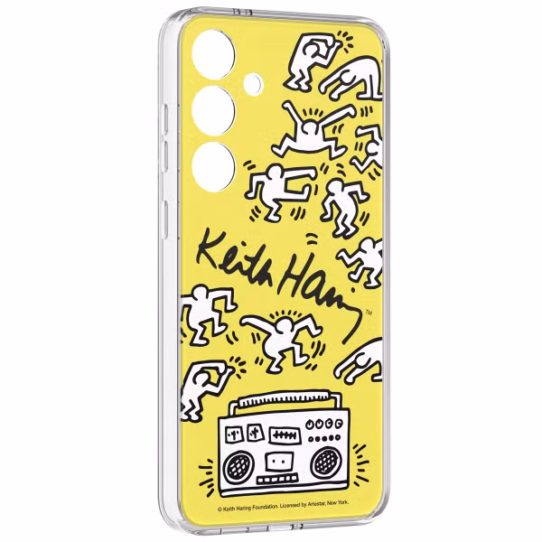 Samsung Carte Dance Keith Haring originale Galaxy S24 Plus - Yellow