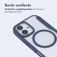 imoshion Bookcase transparente avec MagSafe Apple iPhone 16 - Bleu