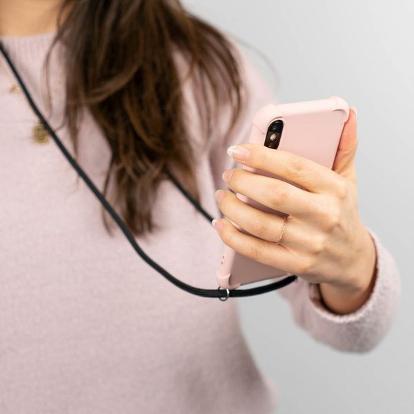 imoshion Coque de couleur avec cordon amovible Samsung Galaxy S21 - Rose