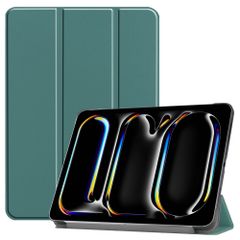 imoshion Coque tablette Trifold iPad Pro 11 (2024) M4 - Vert foncé